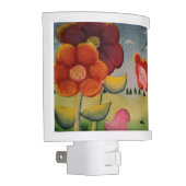 Flowers, Flower with personality, small pink pepe Night Light (Right)