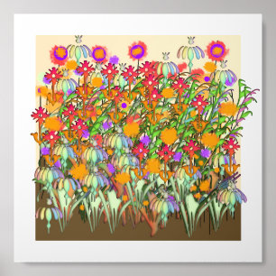 Flowers Flowers Flowers Acrylic Photo Tile
