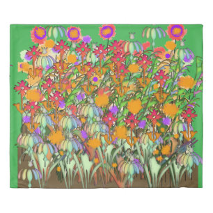 Flowers Flowers Flowers King  Duvet Cover