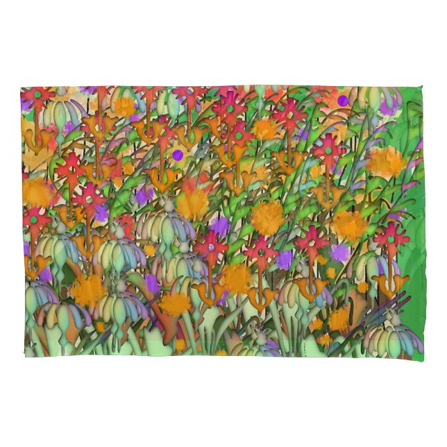 Flowers Flowers Flowers Standard  Pillow Case (Front)