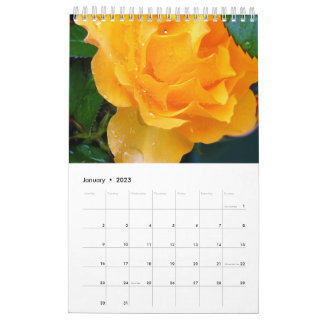 Flowers for 2023 calendar