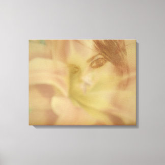Flowers for Adrena Wrapped Canvas Print