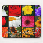 Flowers For All Seasons Mouse Pad at Zazzle