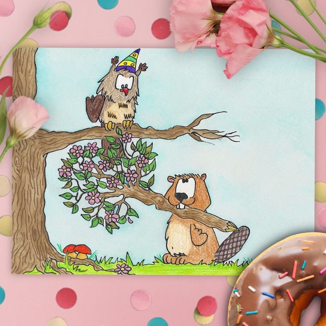 FLOWERS FOR BIRTHDAY postcard by Nicole Janes (Creator Uploaded)