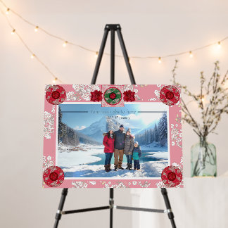Flowers for Christmas Foam Board
