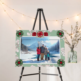 Flowers for Christmas Foam Board