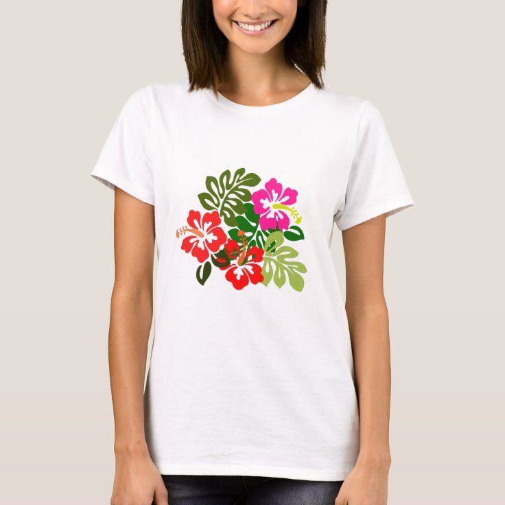 Flowers for Hawaii Admissions Day Hawaii Day TShirt Zazzle