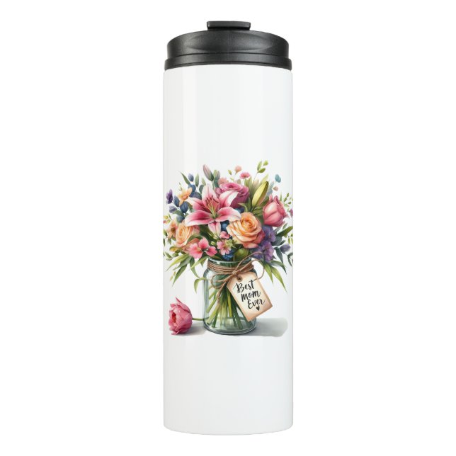 Flowers for Mom Thermal Tumbler (Front)