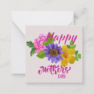 Flowers for Mothers Day Note Card