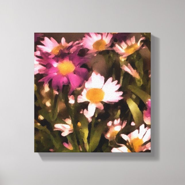 flowers for my friends canvas print (Front)
