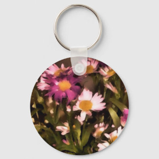 flowers for my friends keychain
