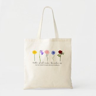 Flowers for Skincare Tote Bag