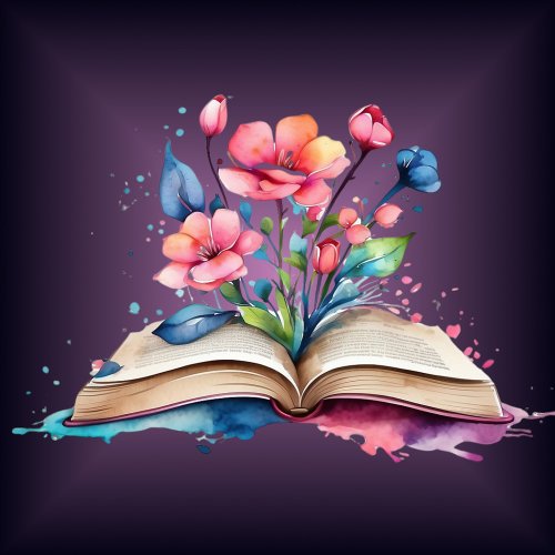 Flowers from Books T_Shirt