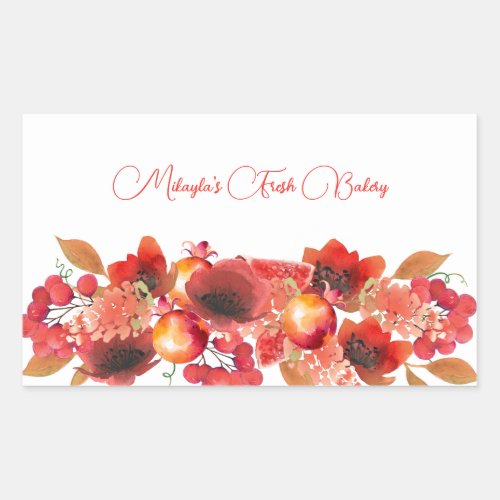 Flowers Fruits and Berries Food Sticker