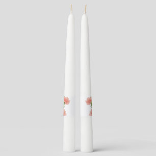 Flowers funeral memorial taper candle