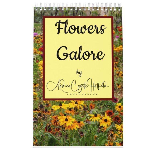 Flowers Galore Calendar  (Cover)