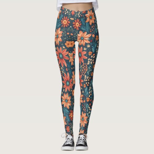 Flowers Garden Magic Leggings