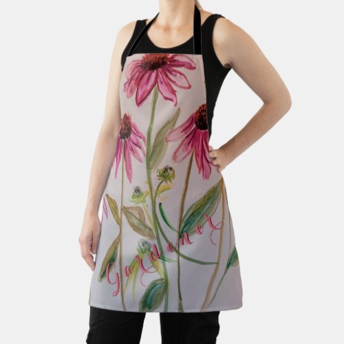 flowers gardener apron