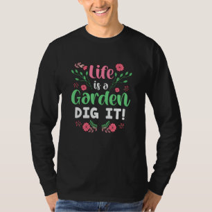 Flowers Gardener Florist Plants Flower Gift Idea T-Shirt