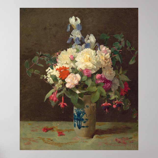Flowers - George Cochran Lambdin Fine Art Poster (Front)
