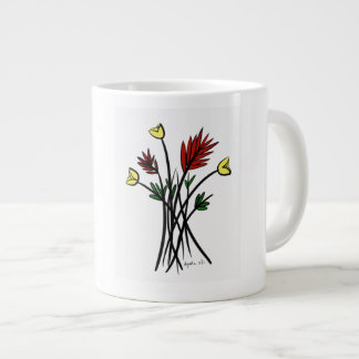 Flowers Giant Coffee Mug