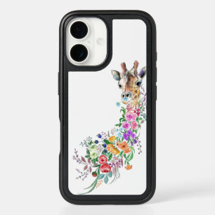 Flowers Giraffe iPhone Case
