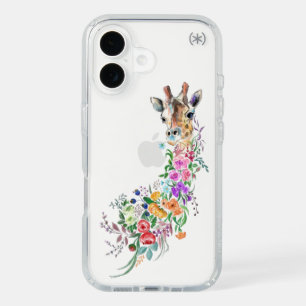Flowers Giraffe iPhone Case