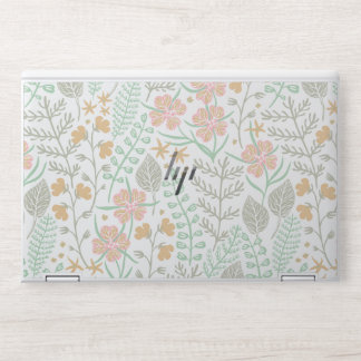 Flowers Glass Design Pattern HP Laptop Skin