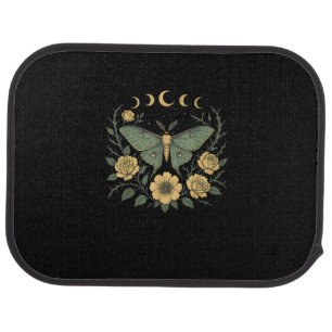 Flowers Goblincore Moth And Butterfly Cottagecore Car Floor Mat