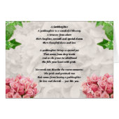 Flowers Goddaughter poem (Front Horizontal)