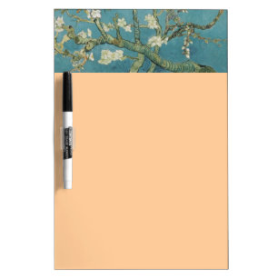 Flowers Gogh Branches Almond Blossoms Nature Dry-Erase Board