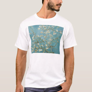 Flowers Gogh Branches Almond Blossoms Nature T-Shirt