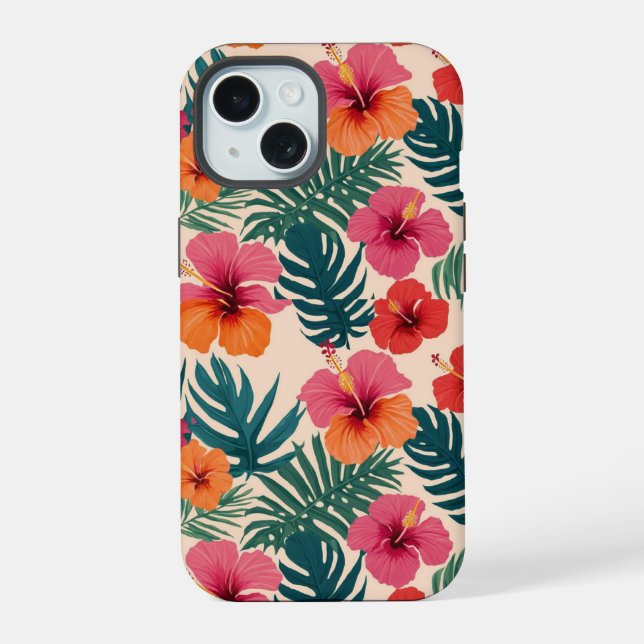 FLOWERS GOOD VIBE IPHONE CASE (Back)