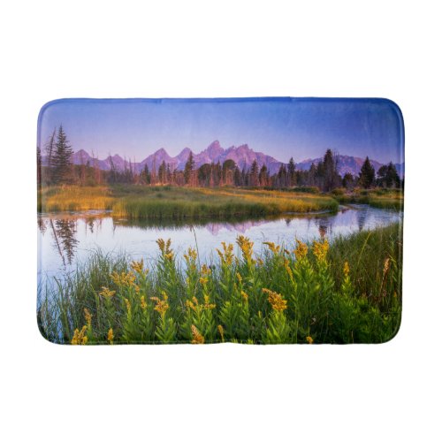 Flowers  Grand Teton National Park Wyoming Bath Mat