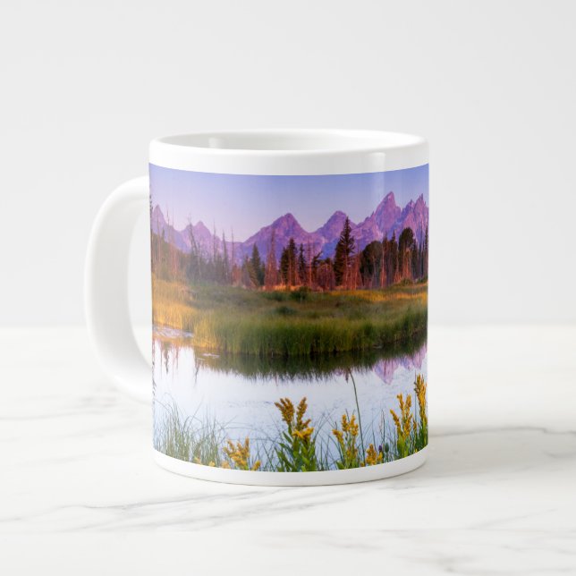 Flowers | Grand Teton National Park, Wyoming Giant Coffee Mug (Front Left)