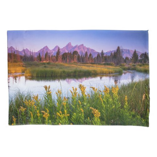 Flowers  Grand Teton National Park Wyoming Pillow Case