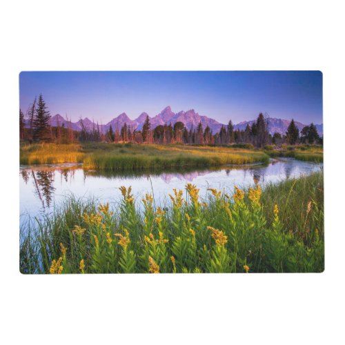 Flowers  Grand Teton National Park Wyoming Placemat