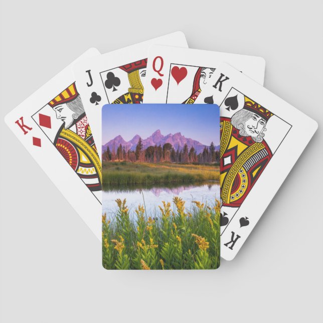 Flowers | Grand Teton National Park, Wyoming Poker Cards (Back)