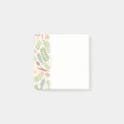 Flowers Green Leaves Floral Garden Spring Vibes Post_it Notes