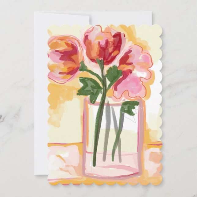 flowers greeting card (Front)