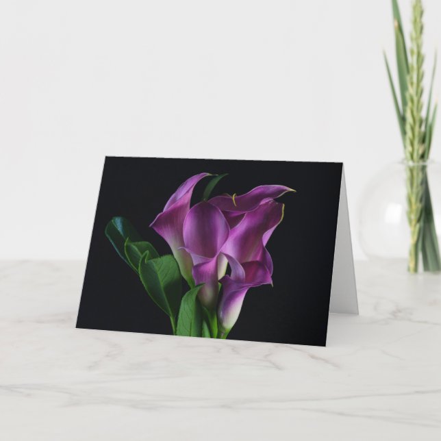 Flowers Greeting Card (Front)