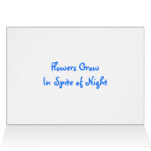Flowers Grow Journey Note Cards (Inside Horizontal (Top))
