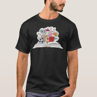 Flowers Growing From Book 47 1 T-Shirt