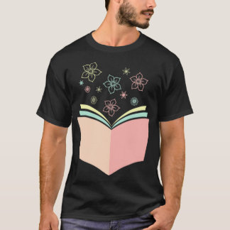 Flowers Growing From Book 49 1 T-Shirt