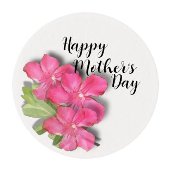 Flowers Happy Mother's Day Edible Frosting Rounds by Visages at Zazzle