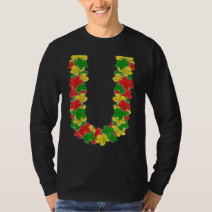 Flowers Hawaiian Tropical Summer Vacation Colorful T-Shirt