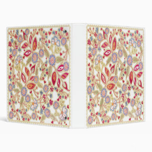 Flowers & Hearts Binder/Album 3 Ring Binder