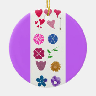 Flowers&Hearts Ornament