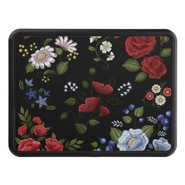 Flowers Hitch Cover (Front)