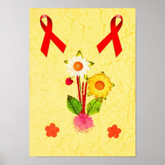 Flowers  ( HIV / AIDS Charity ) Poster